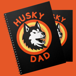 Caderno Espiral Melhor Pai Siberiano, Rouco De Cachorros Dando Pre