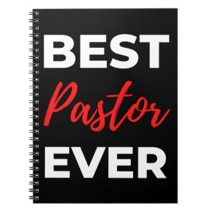 Caderno Espiral Melhor Pastor Nunca