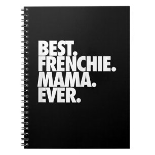 Caderno Espiral melhor presente frenchie mama alguma vez frenética