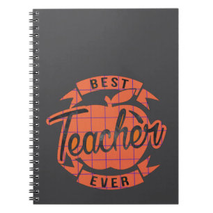 Caderno Espiral Melhor professora do Notebook Fotográfico Espiral