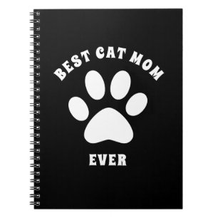 Caderno Espiral Melhor Texto Personalizado Da Mãe De Cat Nunca Per