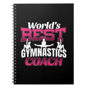 Caderno Espiral Melhor Treinador de Ginástica Feminina do Mundo