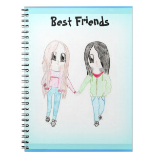 Caderno Espiral Melhores amigos