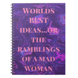 Caderno Espiral Melhores Ideias do Mundo...ou notebook Spiral