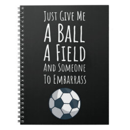 Caderno Espiral Melhores Presentes Para Jogadores De Futebol Para