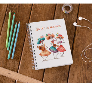 Caderno Espiral Melodia do Morto Dançante, costume