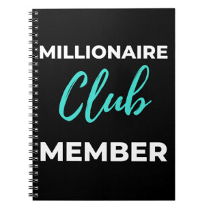 Caderno Espiral Membro do Millionaire Club