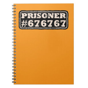 Caderno Espiral Meme do Prisioneiro 67