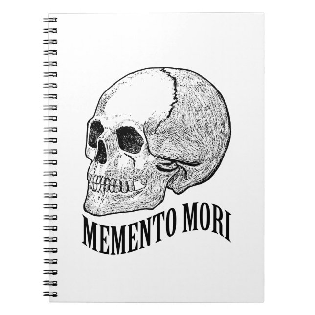 Caderno Espiral Memento mori (Frente)