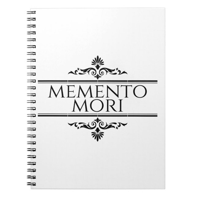 Caderno Espiral Memento Mori (Frente)