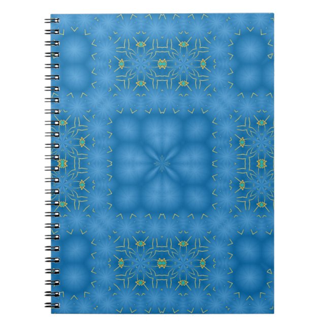 Caderno Espiral Memórias azuis (Frente)