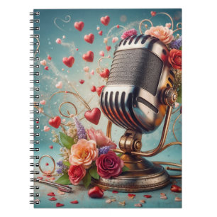 Caderno Espiral Memórias Do Bloco De Notas De Música