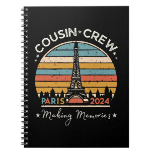 Caderno Espiral Memórias do Fazer de Paris, França, 2024