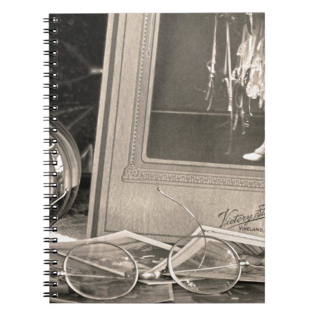 Caderno Espiral Memórias Vintage (Frente)