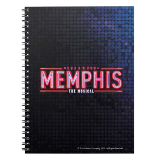 Caderno Espiral MEMPHIS - o logotipo musical