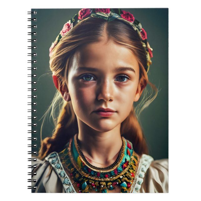 Caderno Espiral Menina cigana  (Frente)