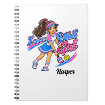 Menina de Pickleball Fofa Personalizada