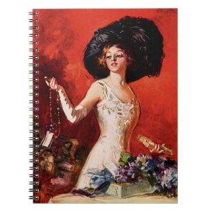 Caderno Espiral Menina do encanto de Edwardian