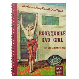Caderno Espiral menina do mau do bookmobile