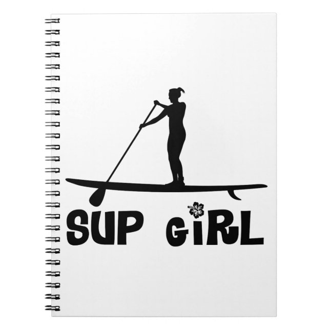 Caderno Espiral Menina do SUP (Frente)