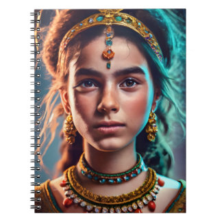 Caderno Espiral menina marroquina Amazigh