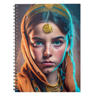 Caderno Espiral menina persa iraniana