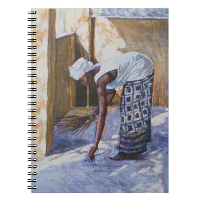 Caderno Espiral Menina que varre II 2002 (Frente)