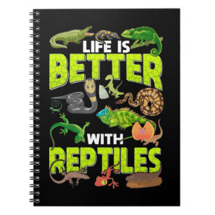 Caderno Espiral Meninas Répteis Lizard Gecko Dragão Carbuçado