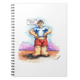 Caderno Espiral Menino gordo