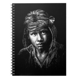 Caderno Espiral Menino Nativo... Diário