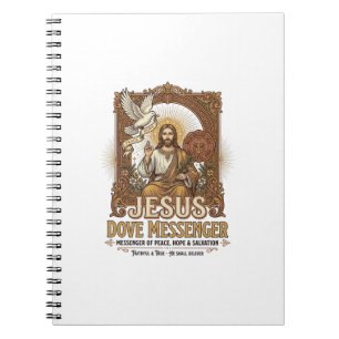 Caderno Espiral Mensageiro Jesus Pombo Jesus Pombo Mensageiro Cris