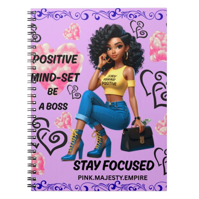 Caderno Espiral Mentalidade Positiva (Frente)