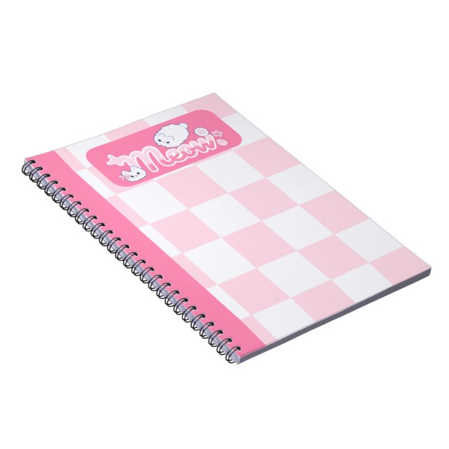 Caderno Espiral Meowpink (Lado Direito)