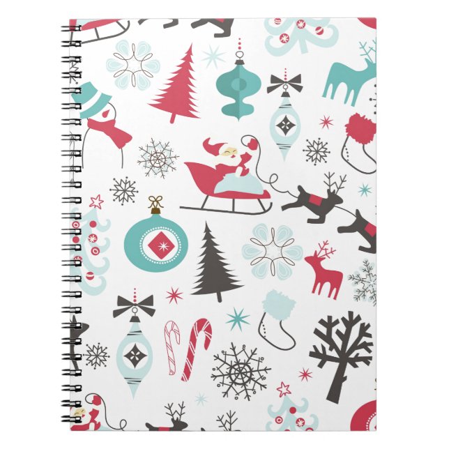 Caderno Espiral Merchandise de Feriado Personalizado (Frente)