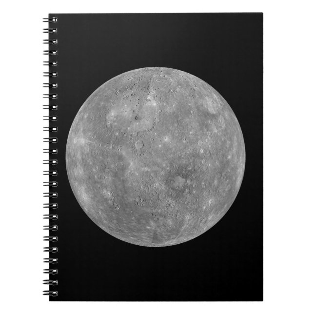 Caderno Espiral Mercúrio Planeta (Frente)