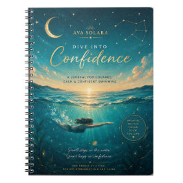 Caderno Espiral Mergulhe na Confiança: Um Diário de Afirmações
