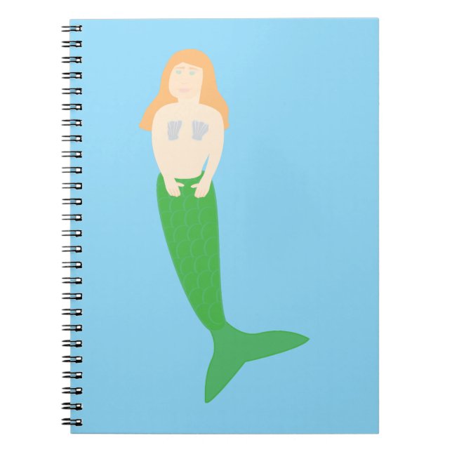 Caderno Espiral Mermaid (Frente)