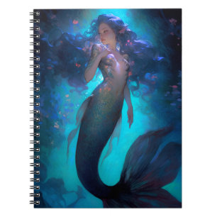 Caderno Espiral Mermaid Fantasy Art
