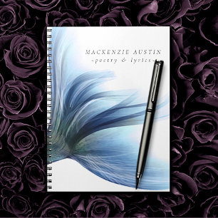 Caderno Espiral Mermaid Glam Tail   Dusty Ice Blue Luster Personal