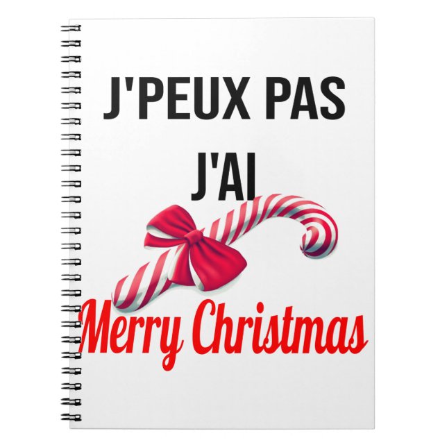 Caderno Espiral Merry Christmas (Frente)