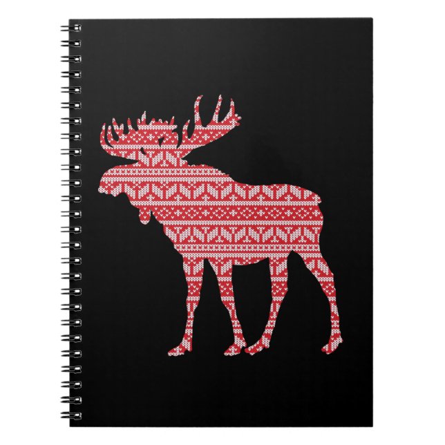 CADERNO ESPIRAL MERRY CHRISTMAS MOOSE (Frente)