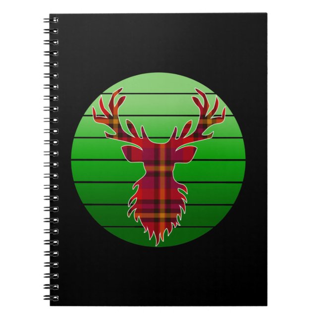 CADERNO ESPIRAL MERRY CHRISTMAS REINDEER (Frente)