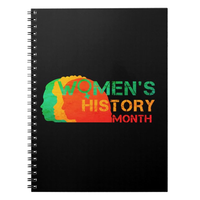 CADERNO ESPIRAL MÊS DA HISTÓRIA DA MULHER (Frente)