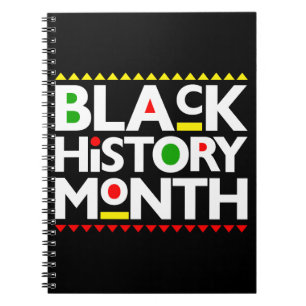 Caderno Espiral Mês da História Negra Melanina Homens Mulheres Cri