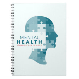 Caderno Espiral Mês de Conscientização sobre Saúde Mental