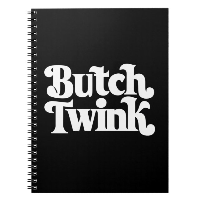 Caderno Espiral Mês do Orgulho LGBTQ do Butink Twink (Frente)