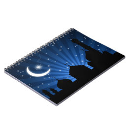 Caderno Espiral Mesquita Silhouette Blue Night - Notebook