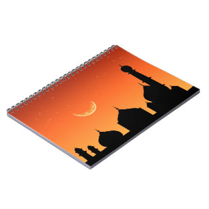 Caderno Espiral Mesquita Silhouette Evening Sky - Notebook