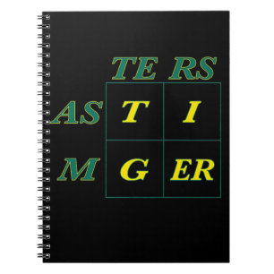 Caderno Espiral Mestrados Tiger Goat Woods