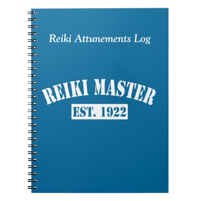 Caderno Espiral Mestre de Reiki (Frente)